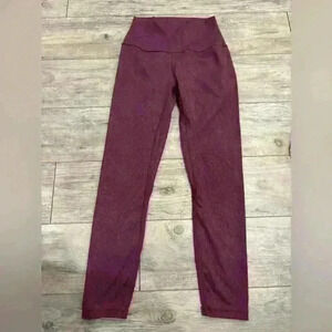 Gymshark maroon cheetah print leggings size medium